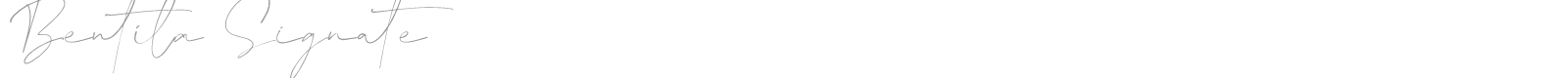 Bentila Signate font preview